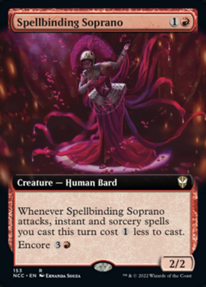 Spellbinding Soprano (Extended Art) [Streets of New Capenna Commander] | Boutique FDB TCG