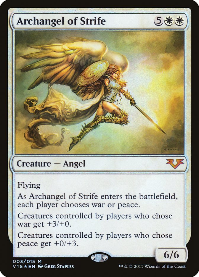 Archangel of Strife [From the Vault: Angels] | Boutique FDB TCG