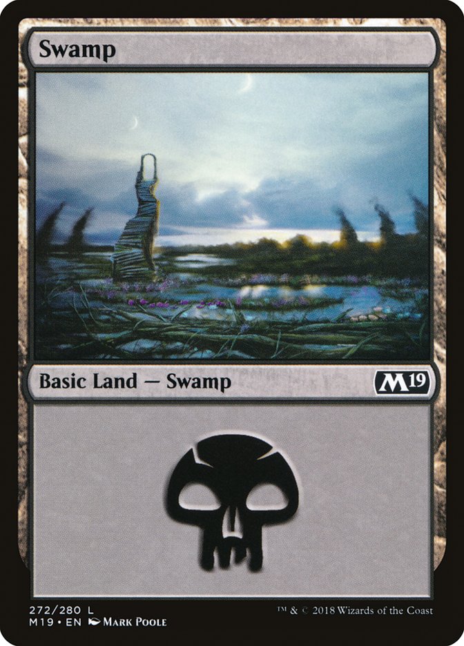 Swamp (272) [Core Set 2019] | Boutique FDB TCG