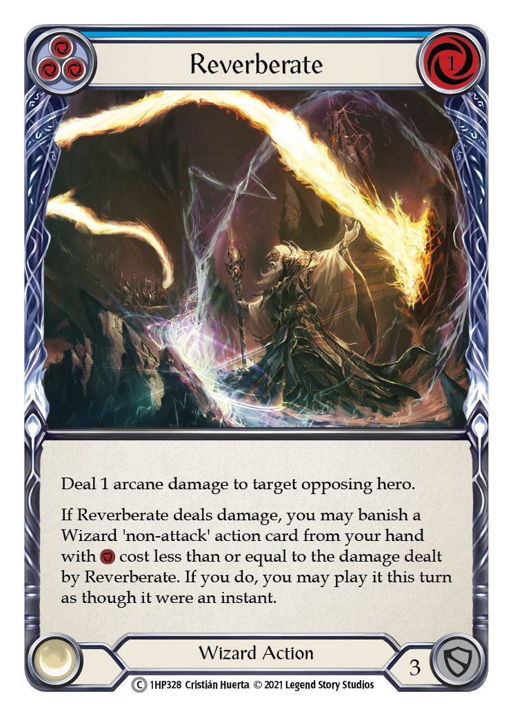 Reverberate (Blue) [1HP328] (History Pack 1) | Boutique FDB TCG