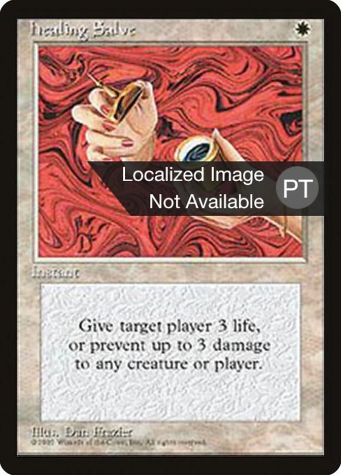 Healing Salve [Fourth Edition (Foreign Black Border)] | Boutique FDB TCG