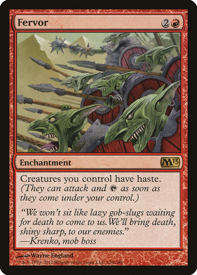 Fervor [Magic 2013] | Boutique FDB TCG