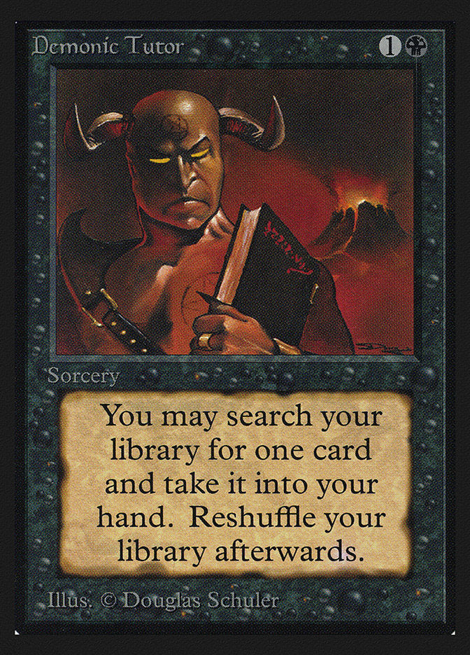 Demonic Tutor [Collectors' Edition] | Boutique FDB TCG