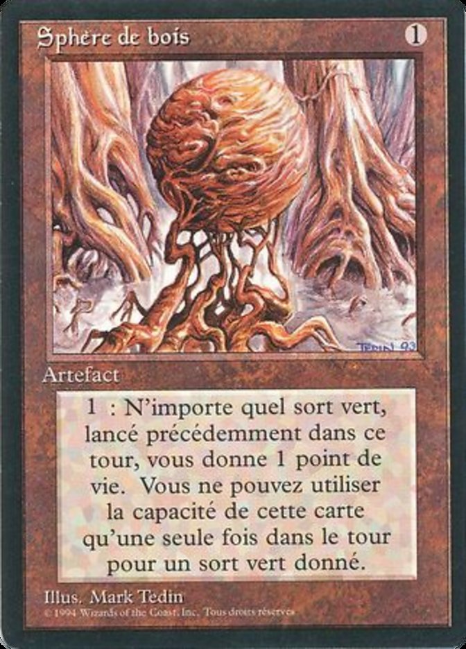 Wooden Sphere [Foreign Black Border] | Boutique FDB TCG