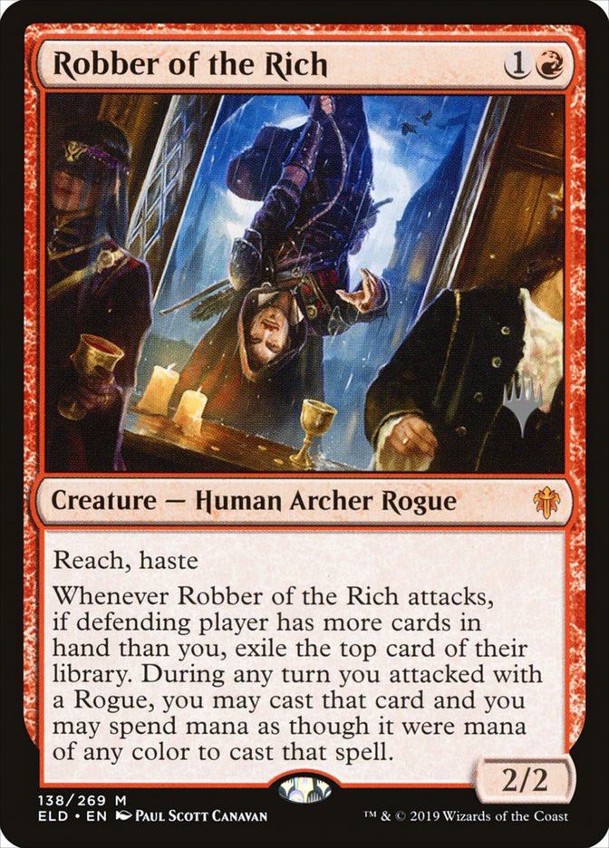 Robber of the Rich (Promo Pack) [Throne of Eldraine Promos] | Boutique FDB TCG