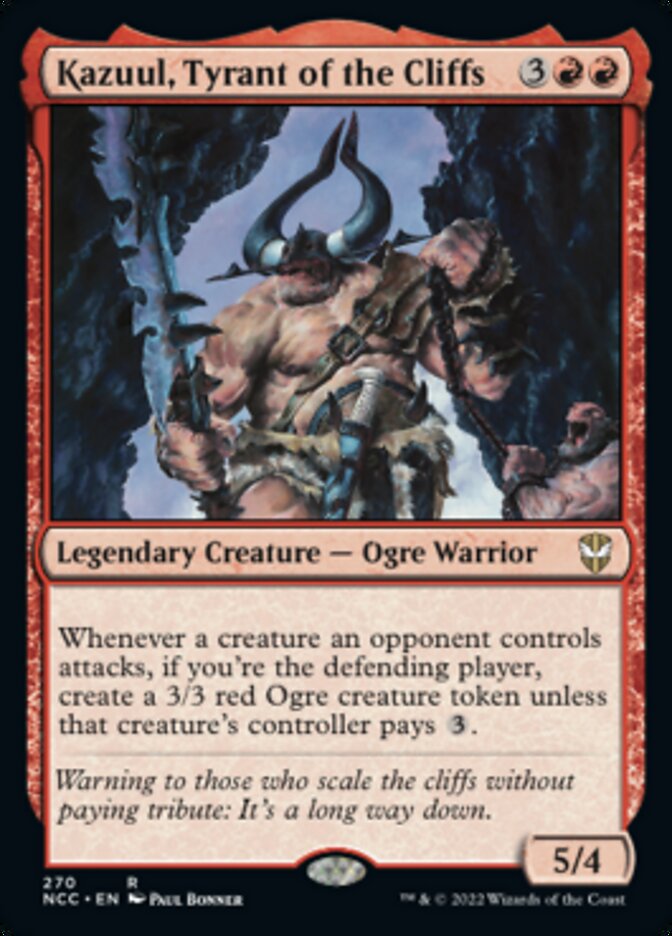 Kazuul, Tyrant of the Cliffs [Streets of New Capenna Commander] | Boutique FDB TCG