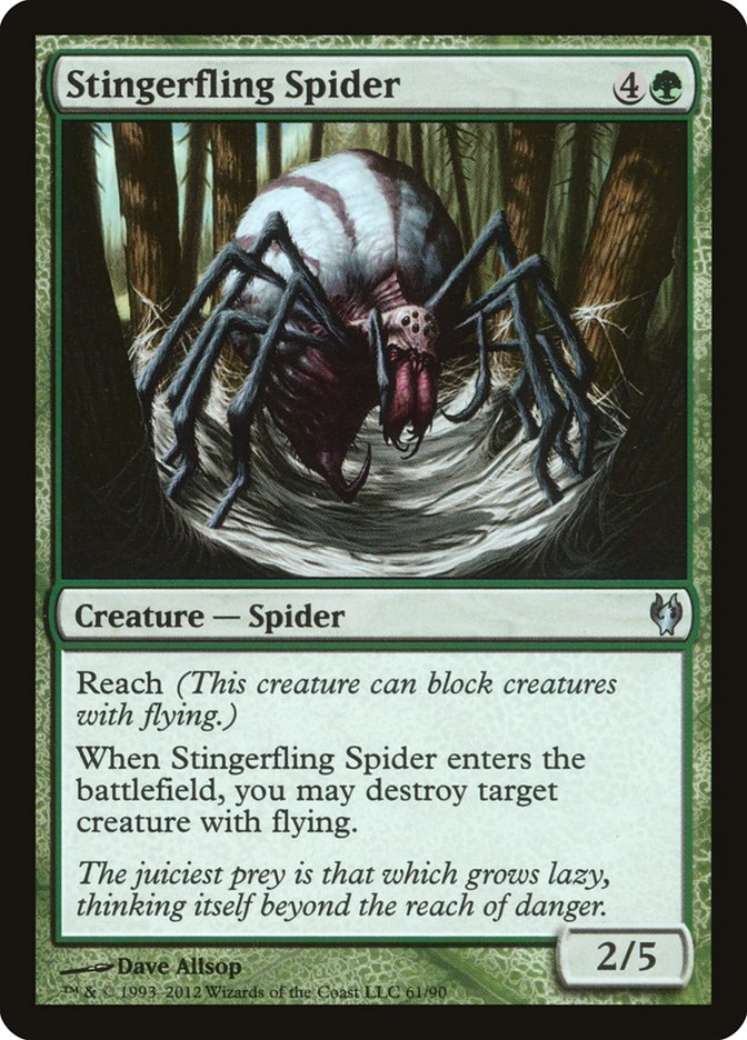 Stingerfling Spider [Duel Decks: Izzet vs. Golgari] | Boutique FDB TCG