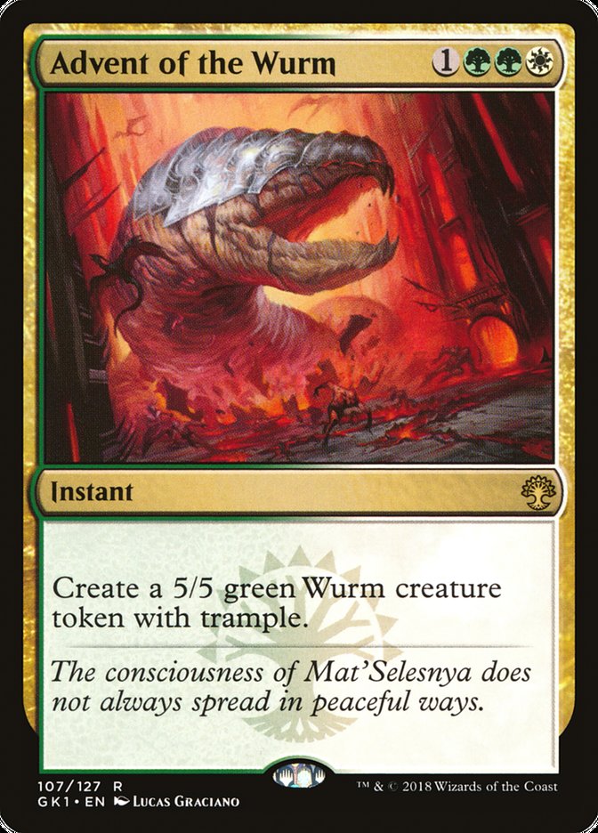 Advent of the Wurm [Guilds of Ravnica Guild Kit] | Boutique FDB TCG