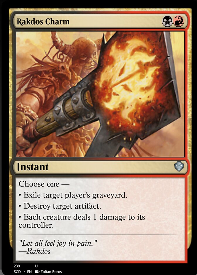 Rakdos Charm [Starter Commander Decks] | Boutique FDB TCG