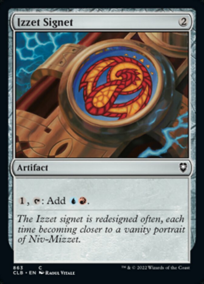 Izzet Signet [Commander Legends: Battle for Baldur's Gate] | Boutique FDB TCG