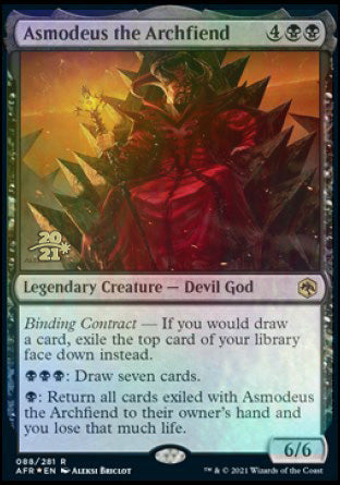 Asmodeus the Archfiend [Dungeons & Dragons: Adventures in the Forgotten Realms Prerelease Promos] | Boutique FDB TCG