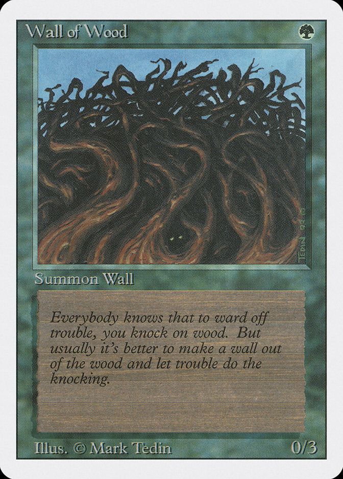 Wall of Wood [Revised Edition] | Boutique FDB TCG