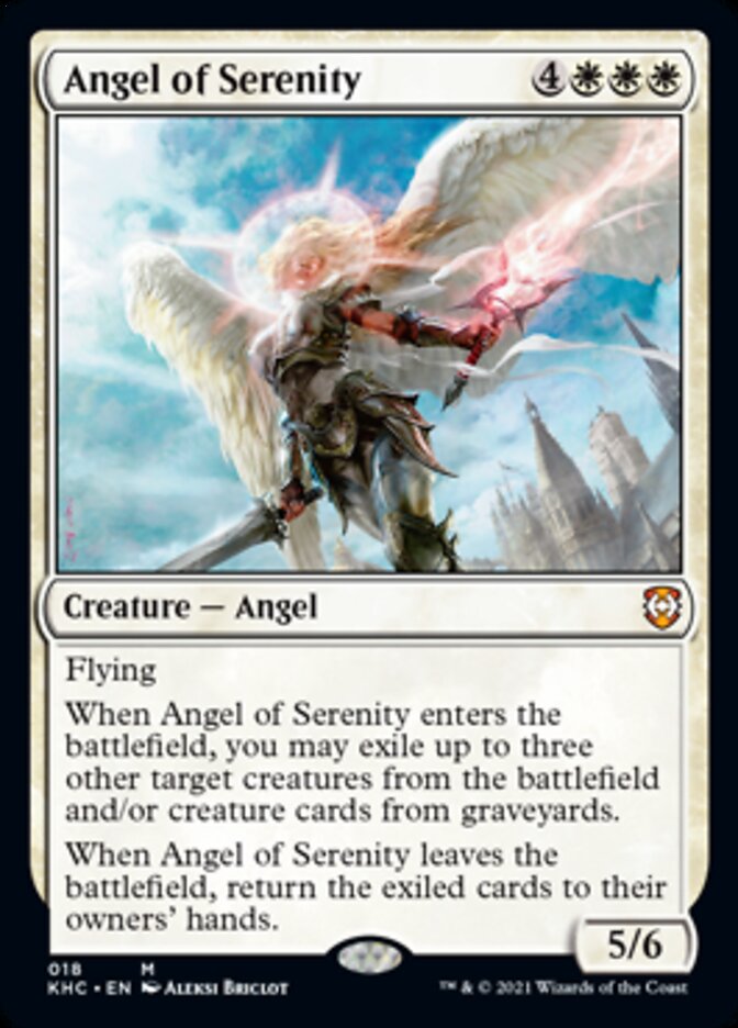 Angel of Serenity [Kaldheim Commander] | Boutique FDB TCG