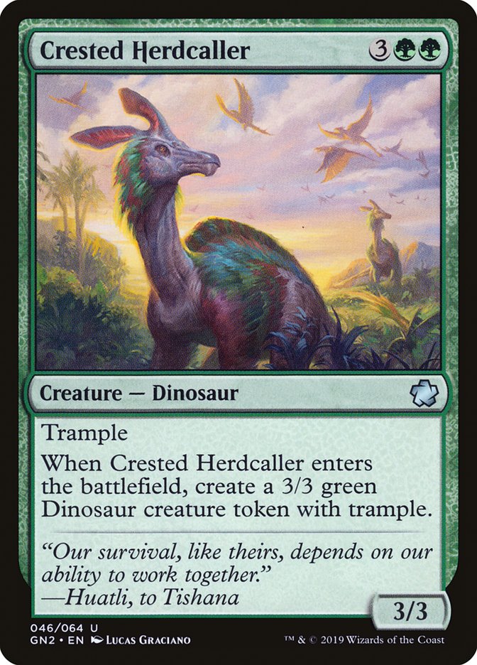 Crested Herdcaller [Game Night 2019] | Boutique FDB TCG