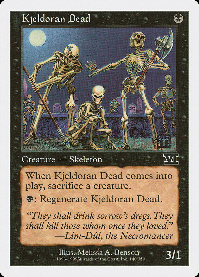 Kjeldoran Dead [Classic Sixth Edition] | Boutique FDB TCG