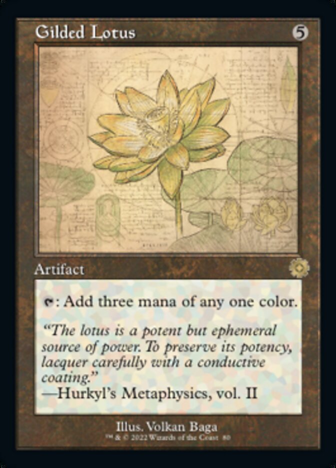 Gilded Lotus (Retro Schematic) [The Brothers' War Retro Artifacts] | Boutique FDB TCG