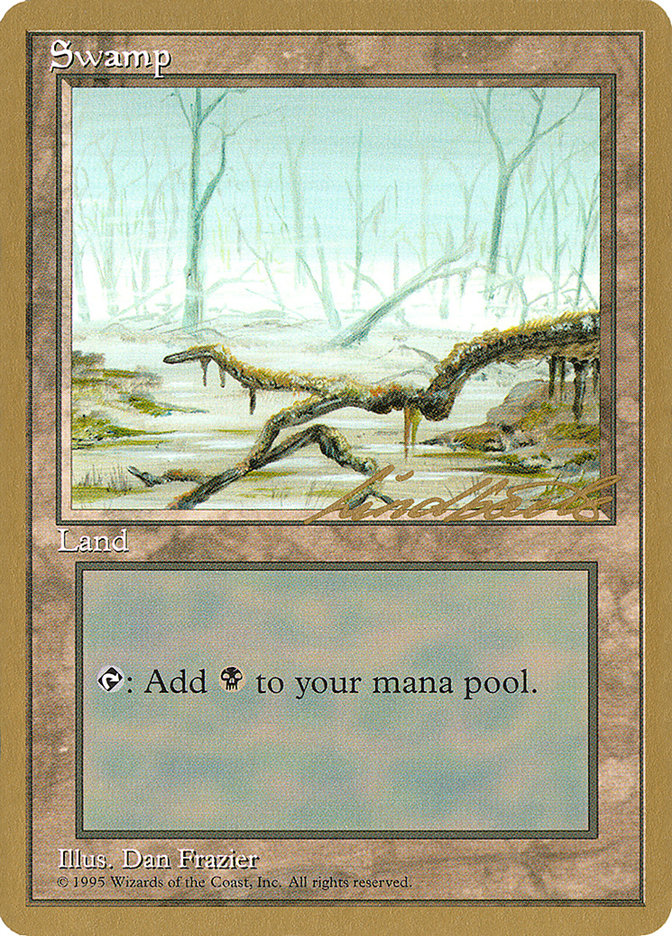 Swamp (ll372) (Leon Lindback) [Pro Tour Collector Set] | Boutique FDB TCG