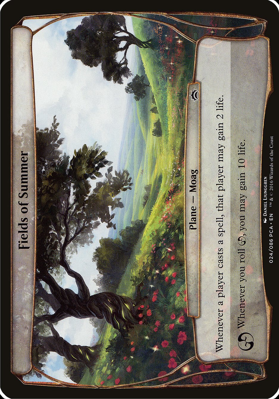 Fields of Summer (Planes) [Planechase Anthology Planes] | Boutique FDB TCG