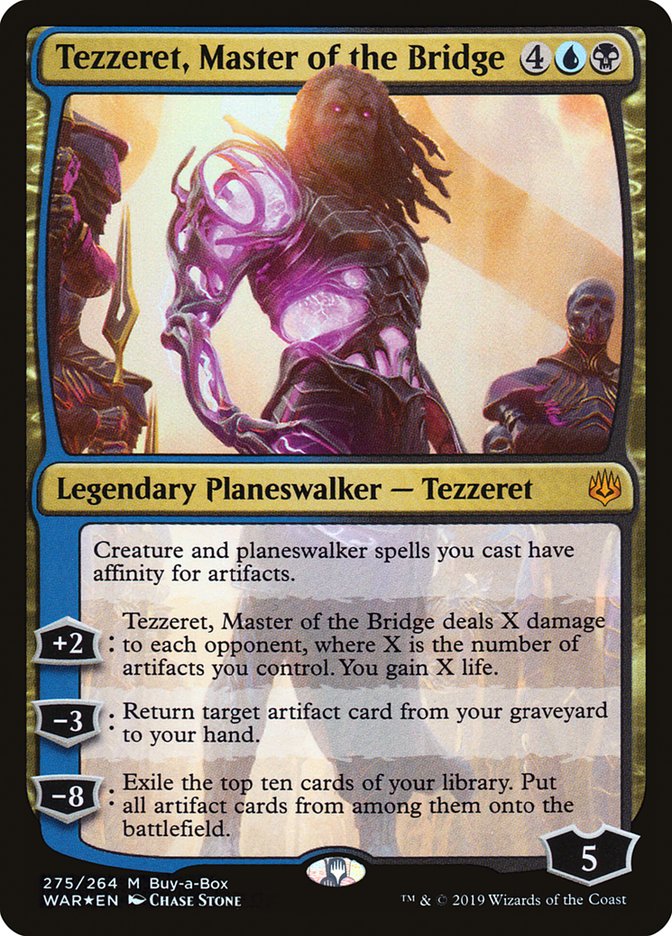 Tezzeret, Master of the Bridge (Buy-A-Box) [War of the Spark] | Boutique FDB TCG