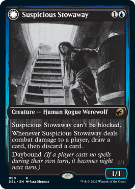 Suspicious Stowaway // Seafaring Werewolf [Innistrad: Double Feature] | Boutique FDB TCG