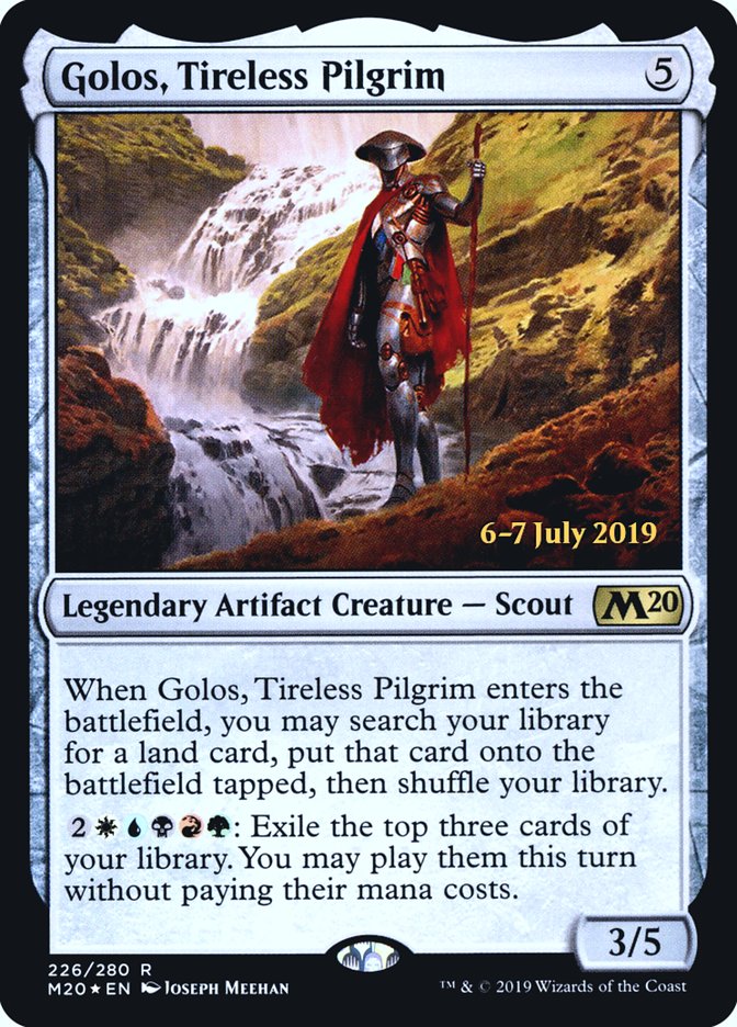 Golos, Tireless Pilgrim [Core Set 2020 Prerelease Promos] | Boutique FDB TCG