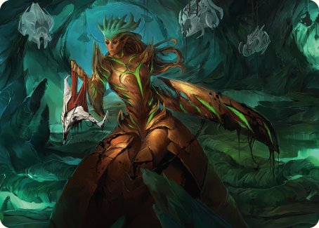 Glissa Sunslayer Art Card [Phyrexia: All Will Be One Art Series] | Boutique FDB TCG