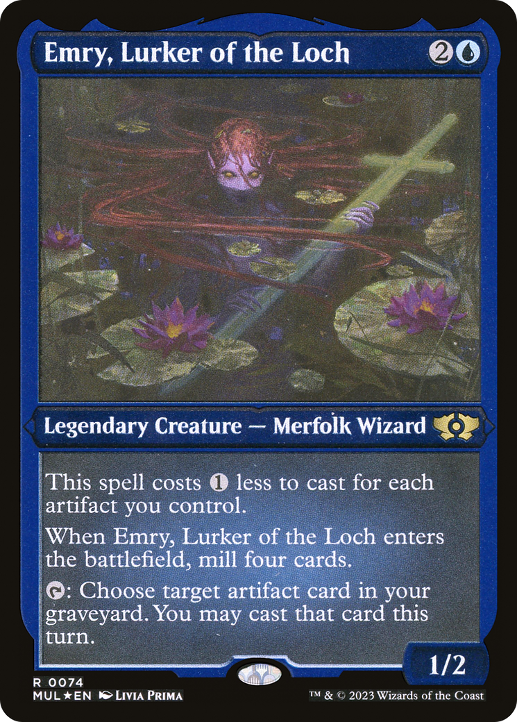 Emry, Lurker of the Loch (Foil Etched) [Multiverse Legends] | Boutique FDB TCG