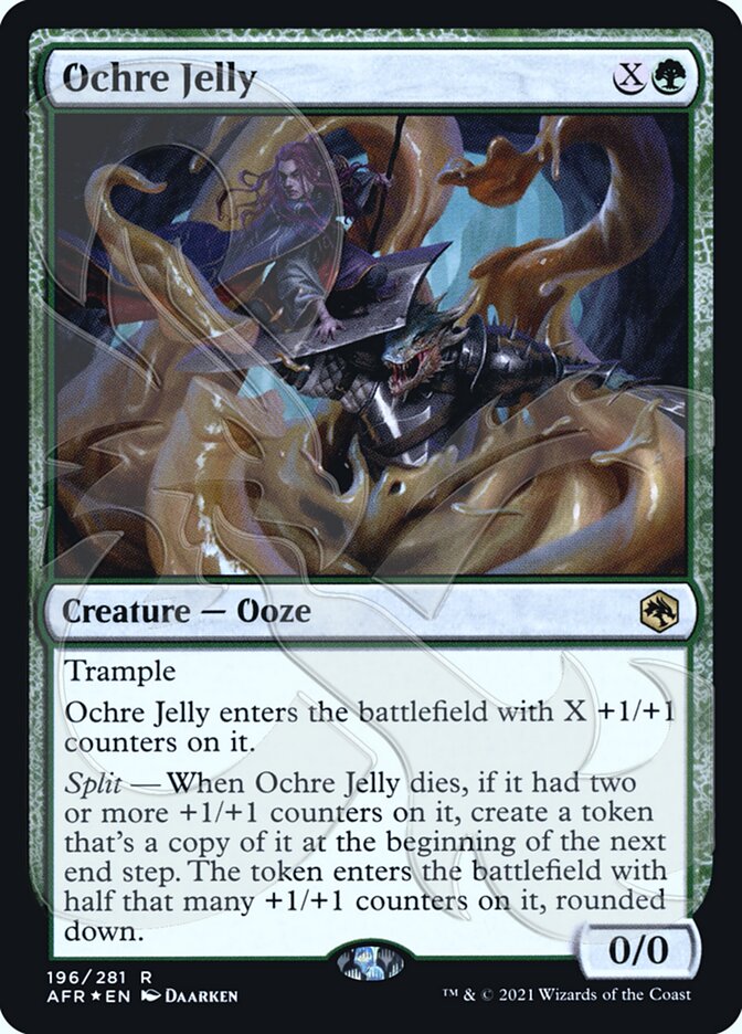 Ochre Jelly (Ampersand Promo) [Dungeons & Dragons: Adventures in the Forgotten Realms Promos] | Boutique FDB TCG