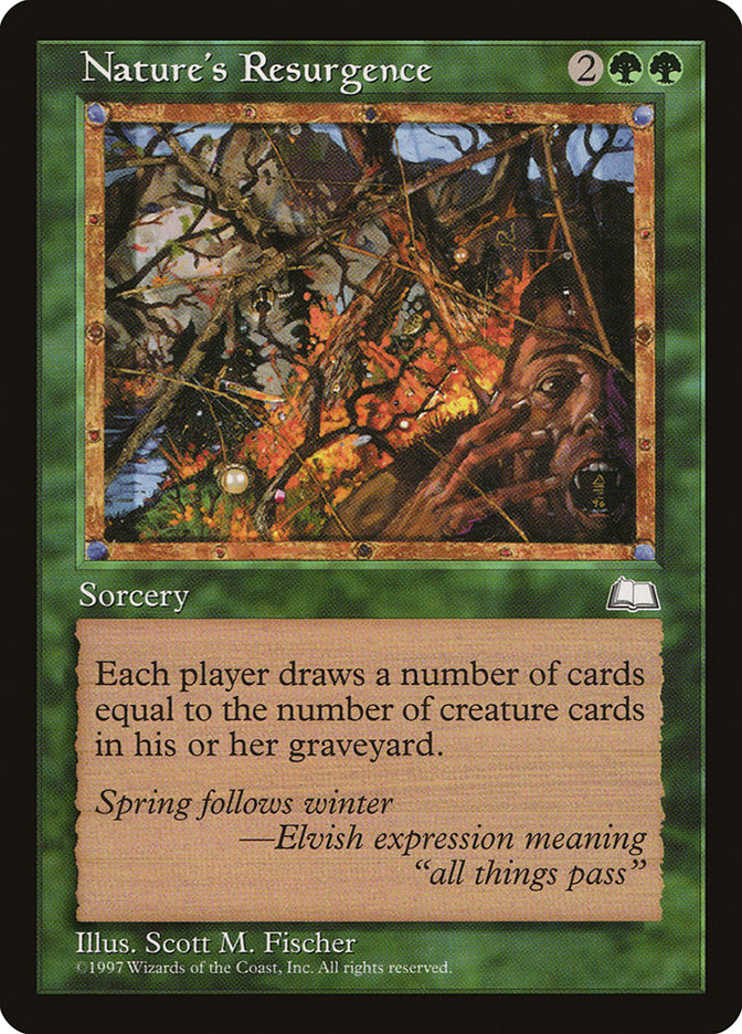 Nature's Resurgence [Weatherlight] | Boutique FDB TCG