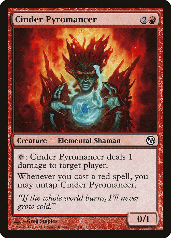 Cinder Pyromancer [Duels of the Planeswalkers] | Boutique FDB TCG