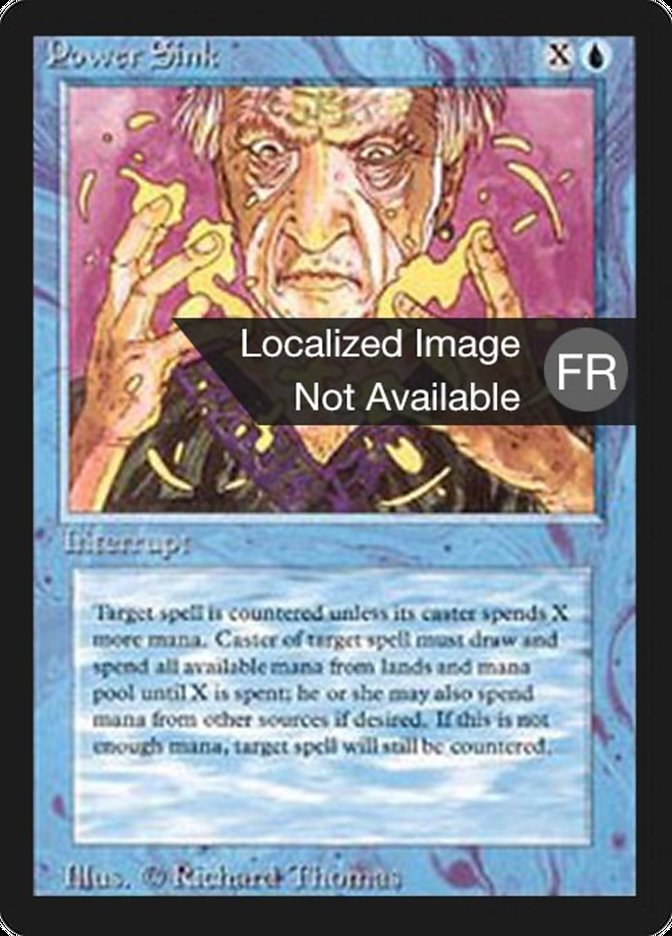 Power Sink [Foreign Black Border] | Boutique FDB TCG