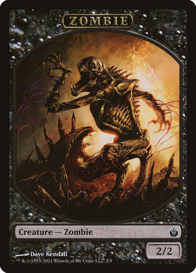 Zombie Token [Mirrodin Besieged Tokens] | Boutique FDB TCG