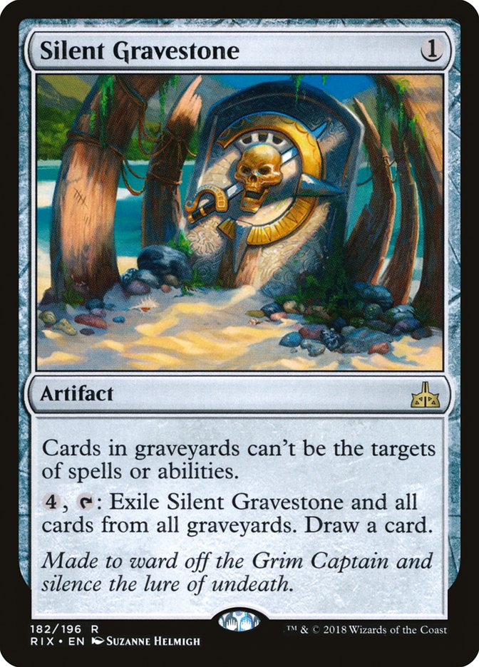 Silent Gravestone [Rivals of Ixalan] | Boutique FDB TCG