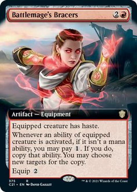 Battlemage's Bracers (Extended Art) [Commander 2021] | Boutique FDB TCG