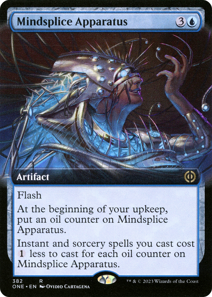 Mindsplice Apparatus (Extended Art) [Phyrexia: All Will Be One] | Boutique FDB TCG