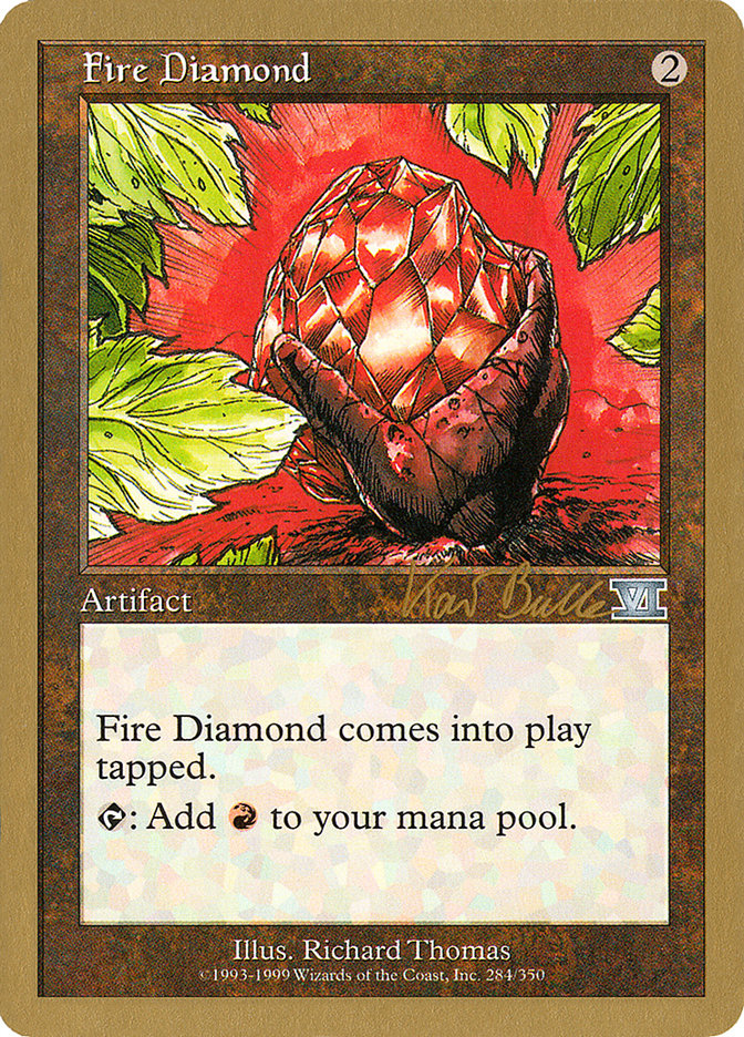 Fire Diamond (Kai Budde) [World Championship Decks 1999] | Boutique FDB TCG