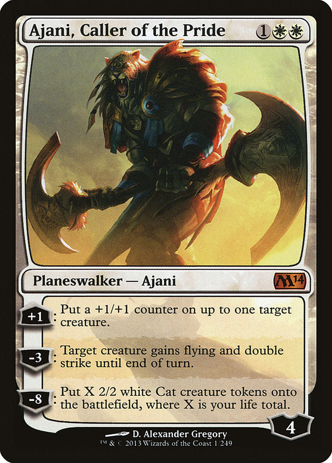 Ajani, Caller of the Pride [Magic 2014] | Boutique FDB TCG