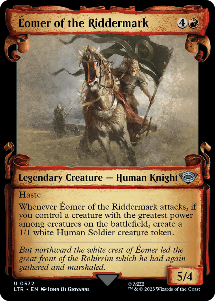 Eomer of the Riddermark [The Lord of the Rings: Tales of Middle-Earth Showcase Scrolls] | Boutique FDB TCG