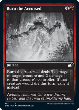 Burn the Accursed [Innistrad: Double Feature] | Boutique FDB TCG