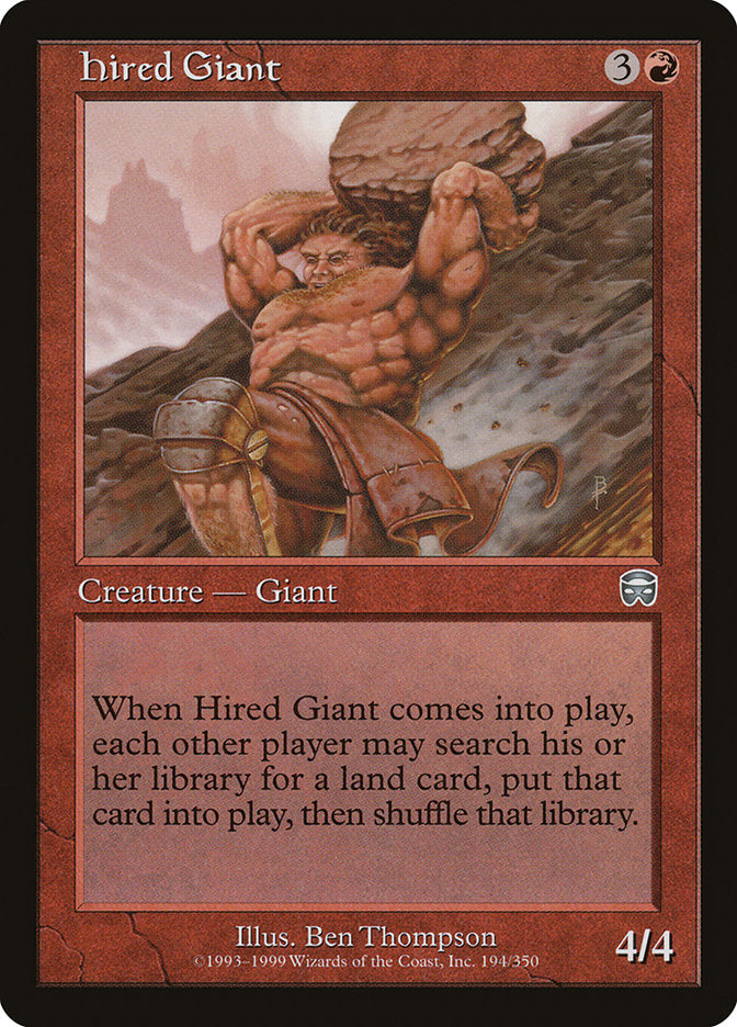 Hired Giant [Mercadian Masques] | Boutique FDB TCG