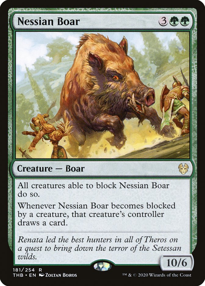 Nessian Boar [Theros Beyond Death] | Boutique FDB TCG