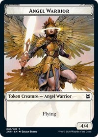 Angel Warrior // Hydra Double-Sided Token [Zendikar Rising Tokens] | Boutique FDB TCG
