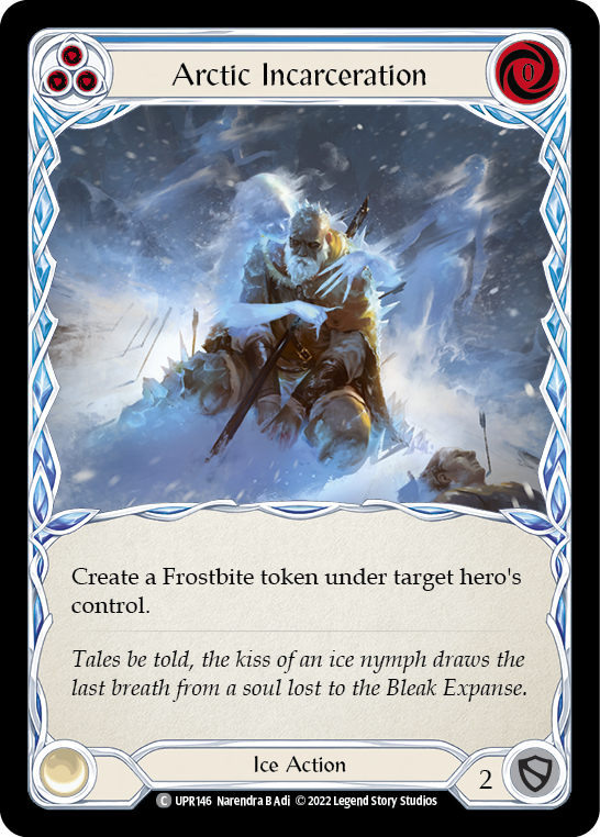 Arctic Incarceration (Blue) [UPR146] (Uprising)  Rainbow Foil | Boutique FDB TCG