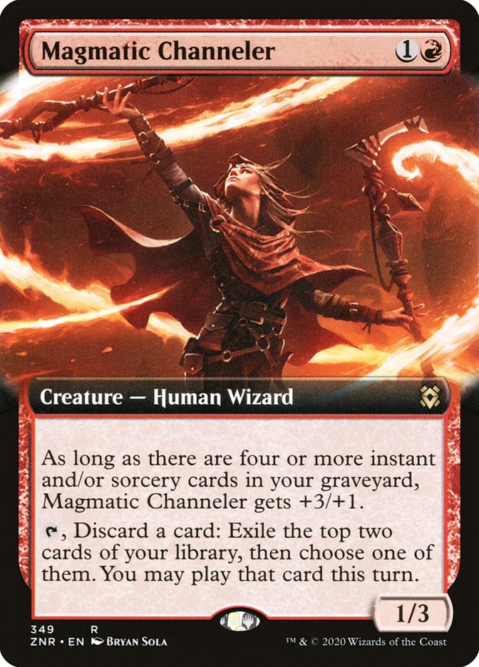 Magmatic Channeler (Extended Art) [Zendikar Rising] | Boutique FDB TCG