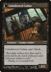 Loyal Cathar // Unhallowed Cathar [Dark Ascension] | Boutique FDB TCG
