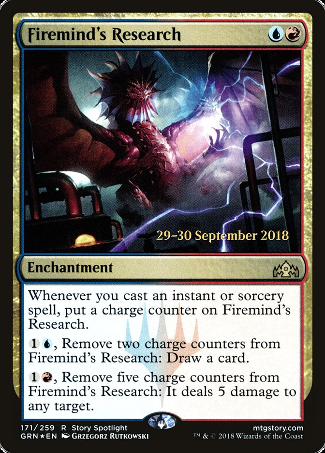 Firemind's Research [Guilds of Ravnica Prerelease Promos] | Boutique FDB TCG