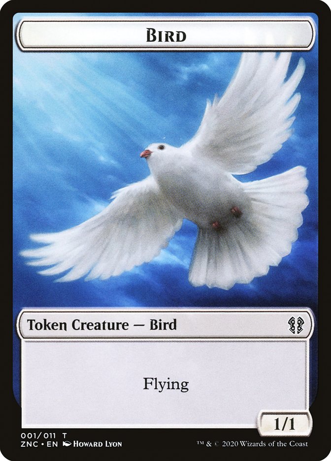 Bird // Kor Ally Double-Sided Token [Zendikar Rising Commander Tokens] | Boutique FDB TCG