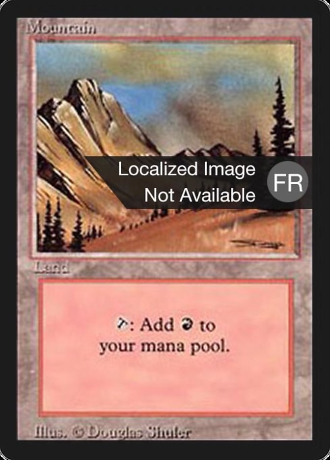 Mountain (C) [Foreign Black Border] | Boutique FDB TCG