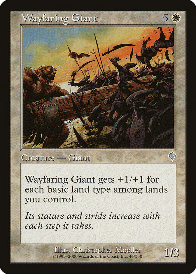 Wayfaring Giant [Invasion] | Boutique FDB TCG