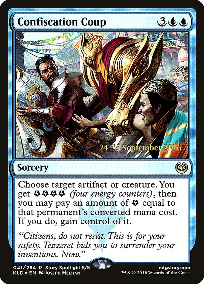 Confiscation Coup [Kaladesh Prerelease Promos] | Boutique FDB TCG